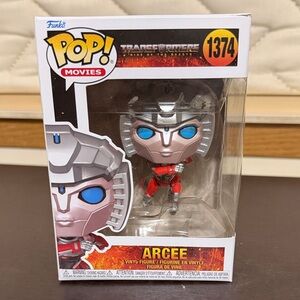 Funko Pop! Movies Arcee Silver and Red Figure